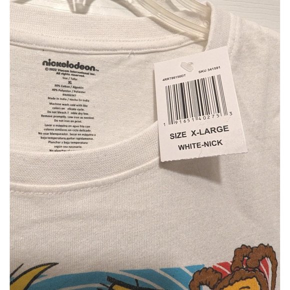 New~‎ Nickelodeon/ various cartoon characters T-shirt sz XL - Picture 3 of 4
